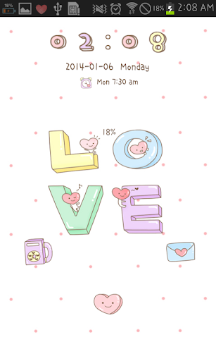 【免費個人化App】LOVE go locker theme-APP點子