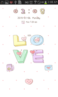 Free Download LOVE go locker theme APK