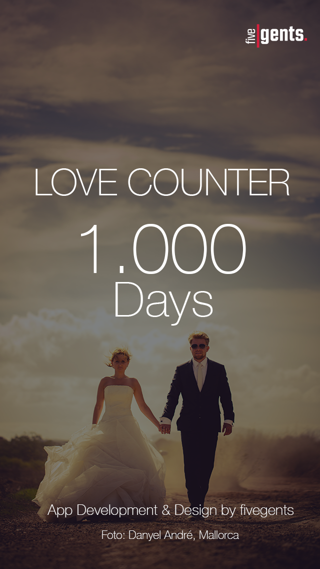 1000 Days - Love Counter Screen 1