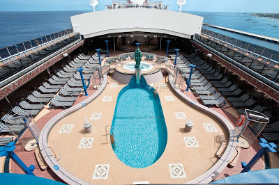 Cool off in the Avalon Pool, one of Carnival Legend's three swimming pools.