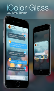 GO SMS PRO ICOLOR GLASS THEME(圖1)-速報App