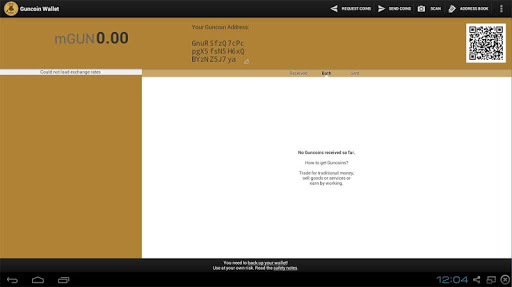 Guncoin Wallet