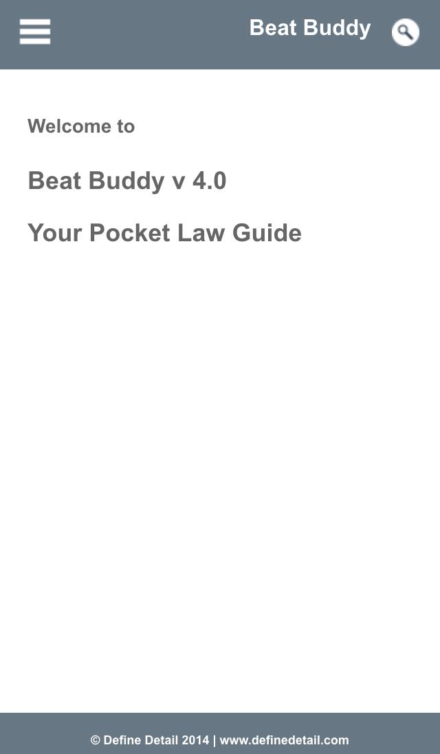 Android application Beat Buddy screenshort