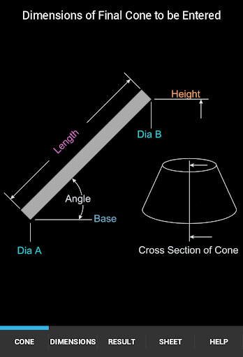 Cone Calc