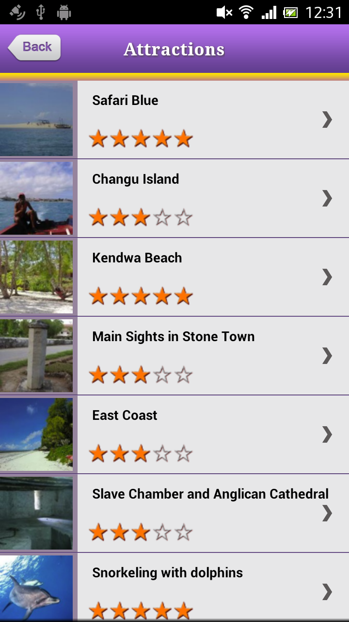 Zanzibar Offline Travel Guide Screen 3