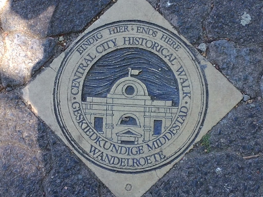Central City Historical Walk Plaque