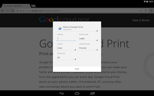 Cloud Print - screenshot thumbnail