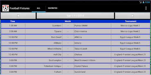 Football Fixtures  screenshots 15