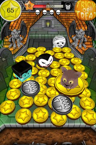 Android application Coin Dozer Halloween screenshort