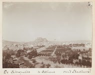 Gezicht op de Akropolis van Athene