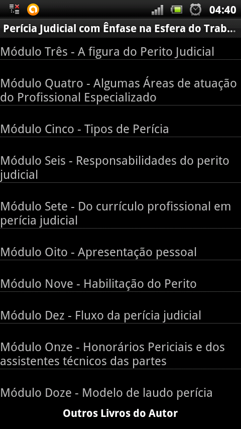 Perícia Judicial Trabalhista Screen 3