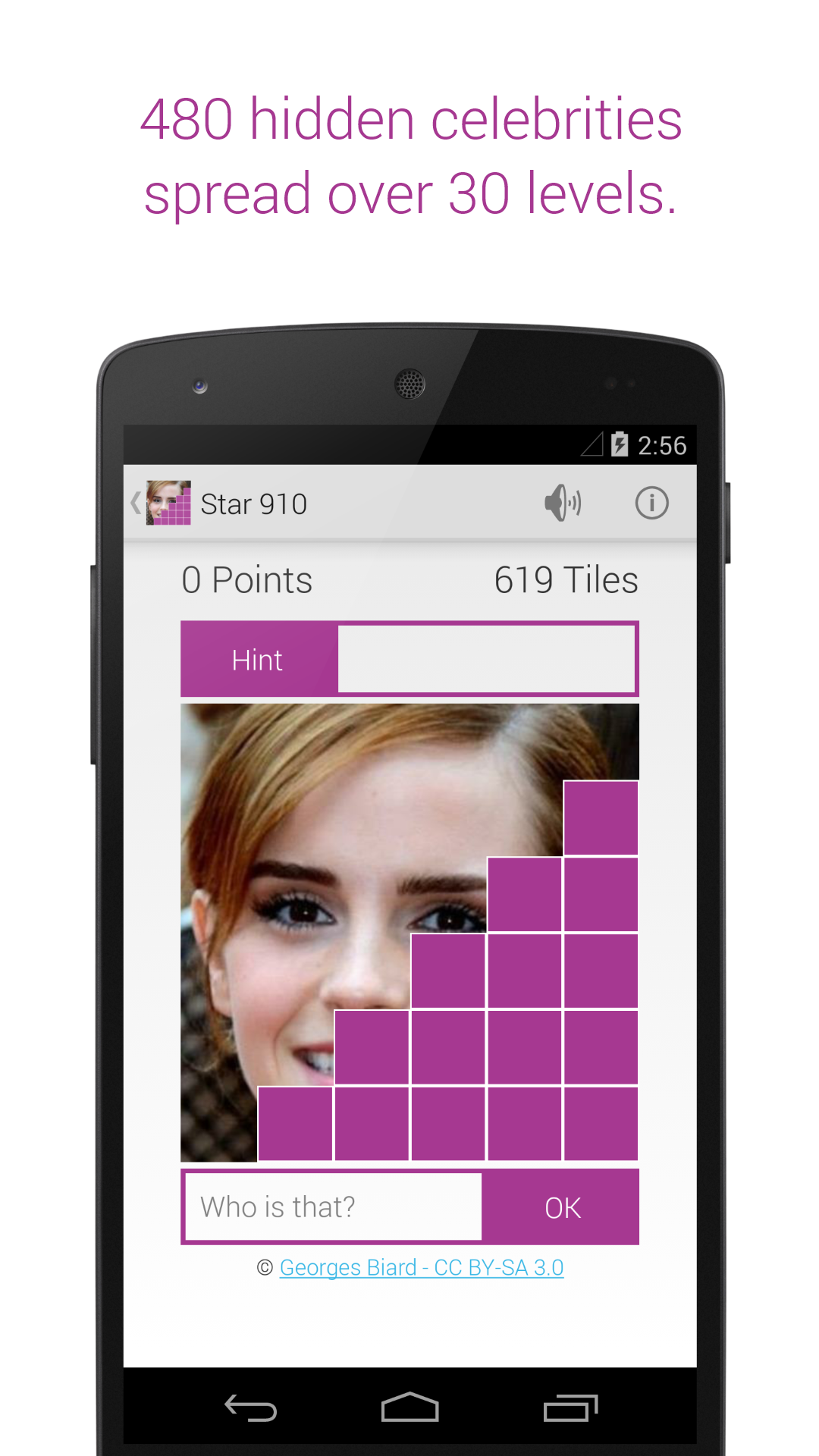 Android application Guess the Celebrity Quiz 2017 screenshort