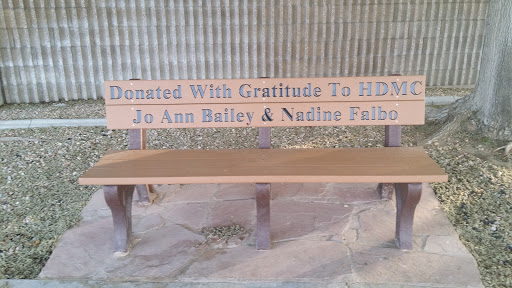 Bench Donated to Whitefeather Hospital