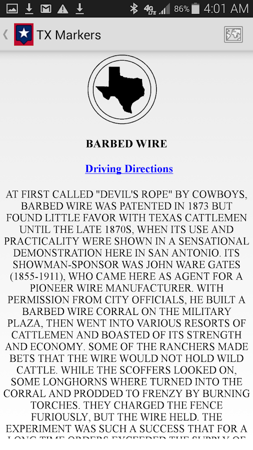 TX Historical Markers Android Apps on Google Play