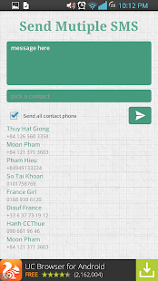Send Multiple SMS Screenshots 4