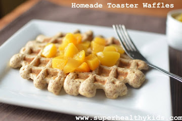 Flax Freezer Waffles – Homemade and Toaster Ready