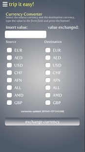 Trip It Easy! Screen 2