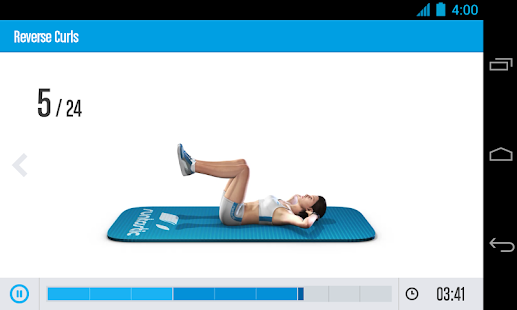 Runtastic Six Pack Addominali Screenshot