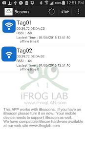 iFrogLab iBeacon Screenshots 0