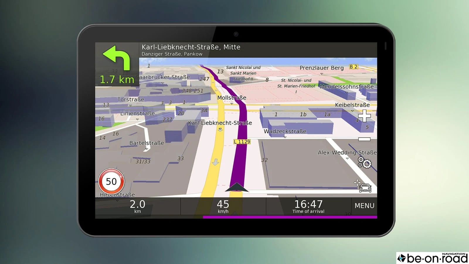 GPS Navegación BE-ON-ROAD - screenshot