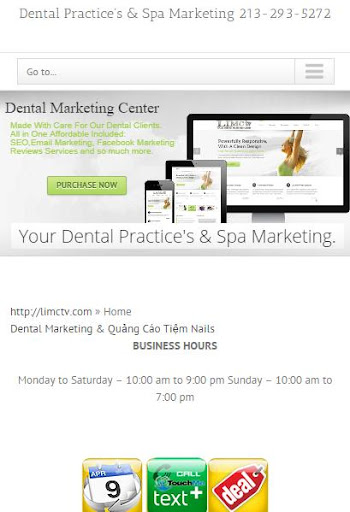 Dental Spa Nails Marketing