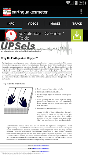 Earthquakes Meter