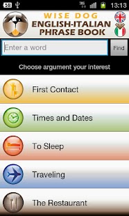 English-Italian Phrase Book Screenshots 10