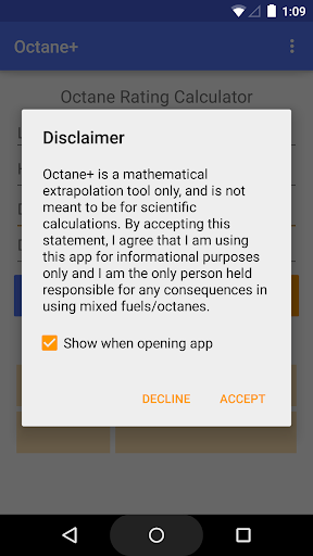 Fuel Octane Calculator Octane+