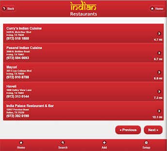 Indian Restaurant Finder - USA Screenshots 2