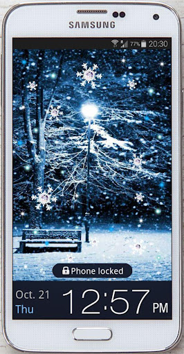 Snowy Pictures Live Wallpaper