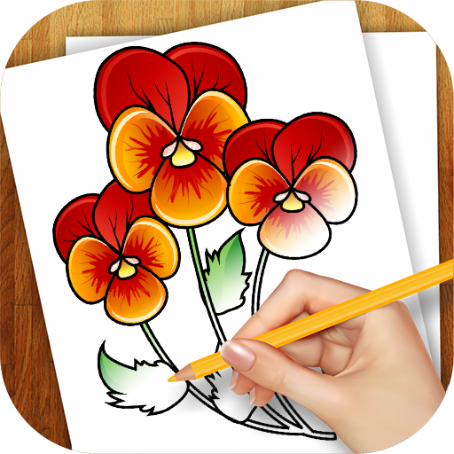 Learn to Draw Exotic Flowers 教育 App LOGO-APP開箱王