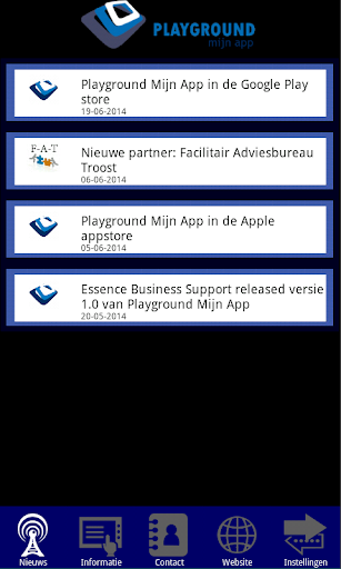 Playground Mijn App