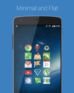 Minimal APEX NOVA KITKAT THEME - screenshot