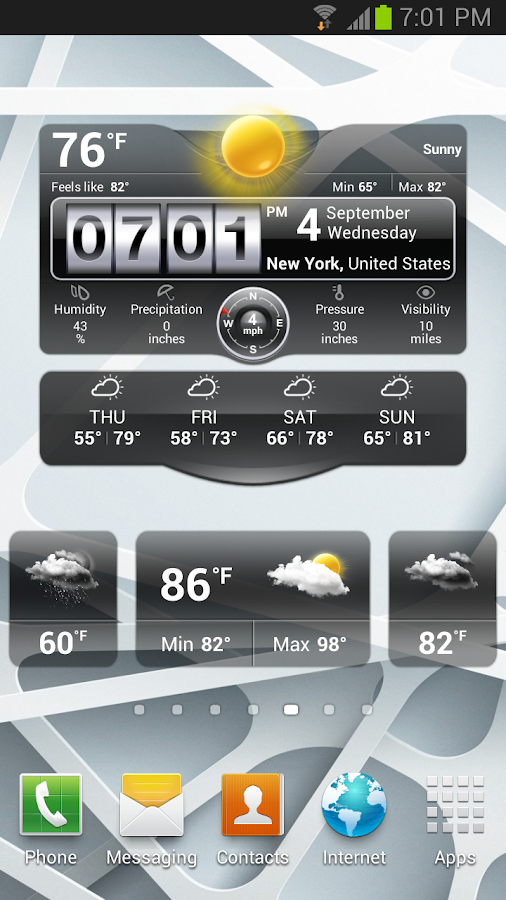 Weather Live Widgets - screenshot