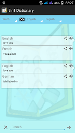 Dictionary EnglishFrenchGerman poster 3