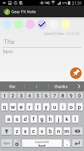 download Gear Fit Color Note free