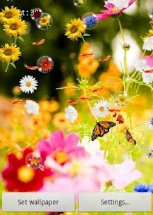 Flowers Pro Live Wallpaper Screen 3