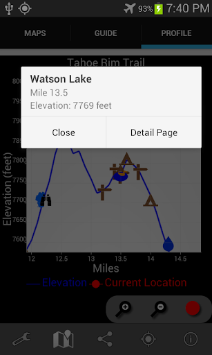 【免費旅遊App】Guthook's Tahoe Rim Trail-APP點子