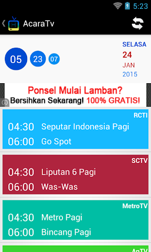 Jadwal Bioskop Tv Indonesia