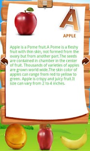 My First Grade Fruits Charts Screenshots 1