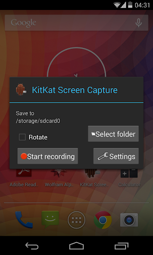 KitKat Screen Capture