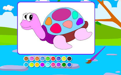 Turtle Coloring Pages poster 7