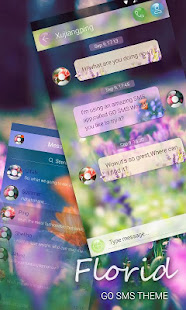 GO SMS PRO FLORID THEME(圖1)-速報App