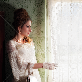 Waiting... by David Eugen - People Portraits of Women