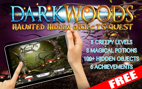 FREE Dark Woods Hidden Objects