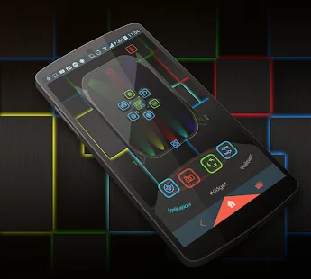 Glowing Next Launcher 3D Theme - screenshot thumbnail