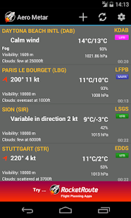 Aero METAR Screenshots 3