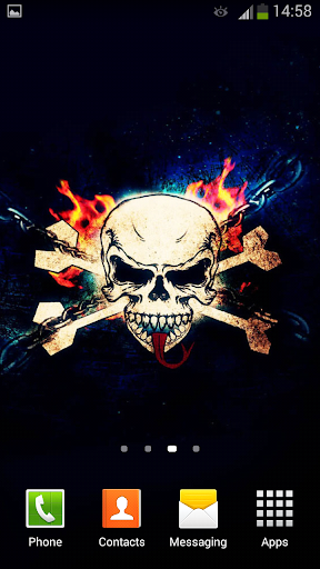 【免費個人化App】Skulls Live Wallpaper-APP點子