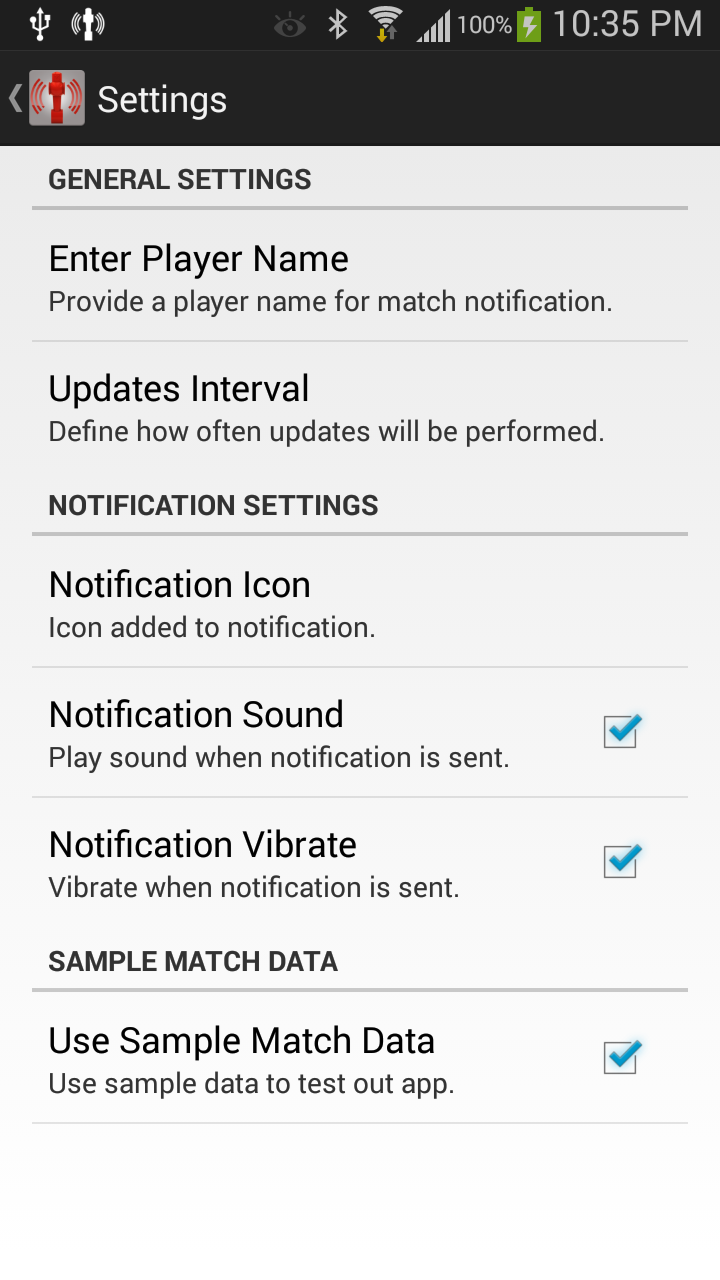 Foos Alert Screen 3