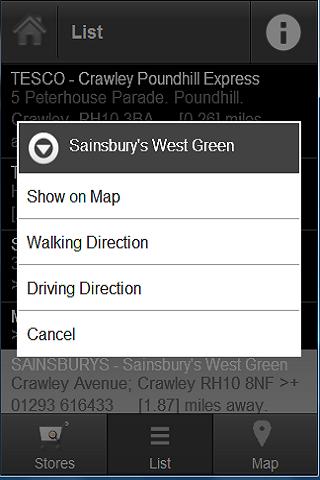 Superstores Locator Pro Screen 3
